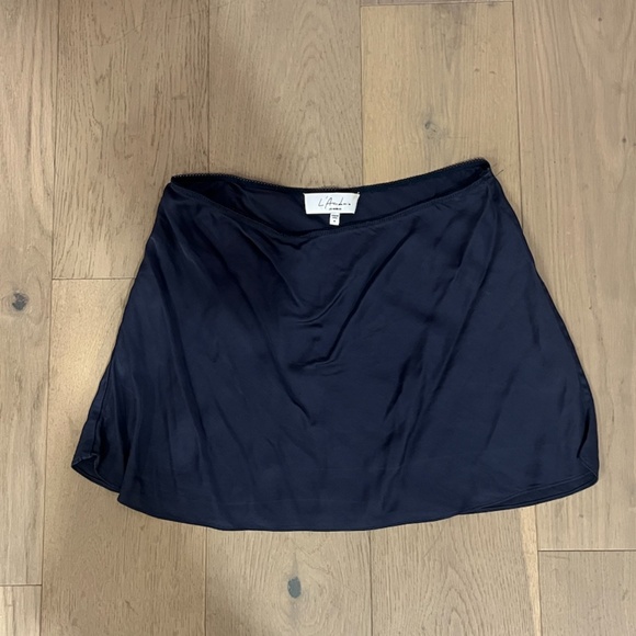 l'academie navy blue mini skirt - Picture 2 of 4